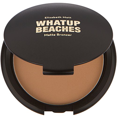 Elizabeth Mott Whatup Beaches Bronzer Face Powder Contour Kit – Vegan and Cruelty Free Facial Bronzing Powder for Contouring and Sun Kissed Coverage – Matte (10g)