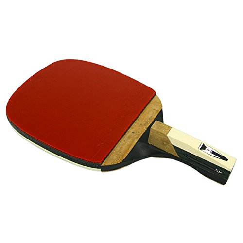 JISAM TRADE Champion XIOM M8.0P Ping Pong Racket Table Tennis Penholder Type for Professional + Key Ring
