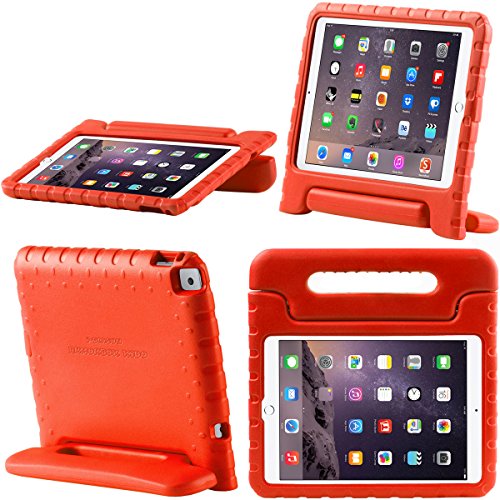 i-Blason New iPad 9.7 Case 2018/2017, New Apple iPad 9.7 inch 2017/2018 Case for Kids ArmorBox KIDO Series Lightweight Super Protective Convertible Stand Cover (Red)