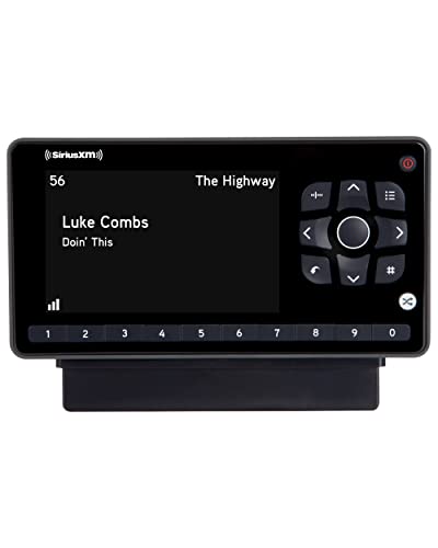 SiriusXM Onyx EZR Satellite Radio with Vehicle Kit, Easy to Install, Enjoy SiriusXM in Your Car and Beyond with This Dock and Play Radio for as Low as $5/month + $60 Service Card with Activation