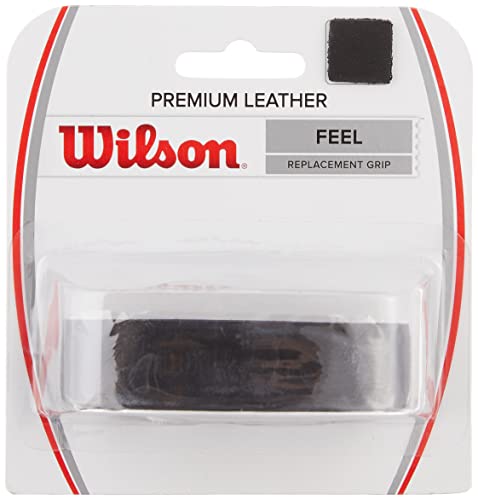 Wilson Sporting Goods Leather Tennis Grip – Black, One Size (WRZ470300)