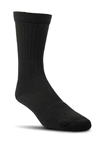 Farm to Feet Coronado Traditional Lightweight Boot Sock (Black, Medium)