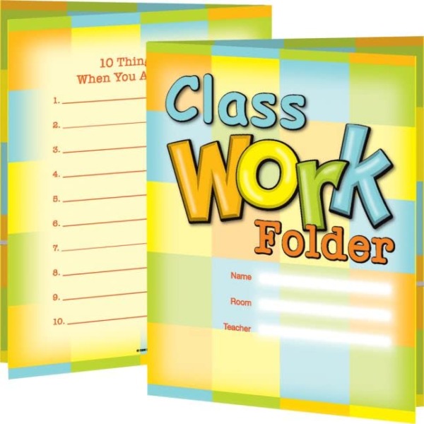 Classwork Folders – 12 folders