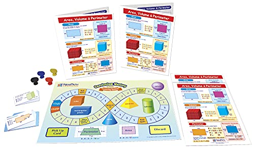 NewPath Learning 23-6946 Area, Volume and Perimeter Learning Center Game (Grades 3-5)