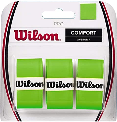WILSON Sporting Goods Pro Overgrip Tennis Grip – Blade, Green, 3pack (WRZ470810)