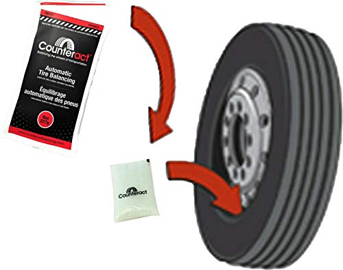 Counteract DIYK-3 Do It Yourself Tire/Wheel Balancing Beads Kit – Light Duty Truck Tires, (4) 3oz DIY Bead Bags, (4) Valve Caps and Cores, (1) Core Remover, Injector Bottle | The Storepaperoomates Retail Market - Fast Affordable Shopping