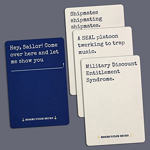 Disgruntled Decks – The Original Military Party Card Game for Veterans – Navy-Themed Deck | The Storepaperoomates Retail Market - Fast Affordable Shopping