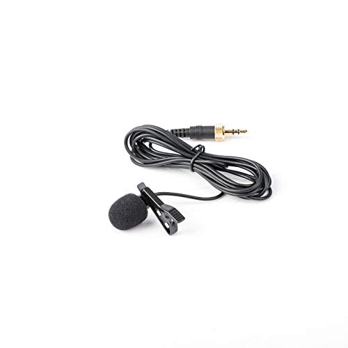 Saramonic SR-UM10-M1 Replacement Omnidirectional Lavalier Microphone with Locking 3.5mm Male for UwMic9, UwMic10, VmicLink5 and UwMic15 Wireless Systems