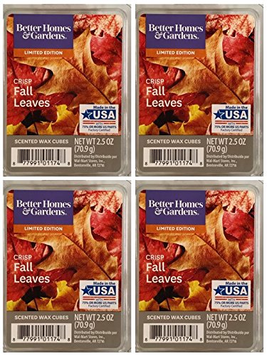 Better Homes and Gardens Crisp Fall Leaves Wax Cubes – 4-Pack