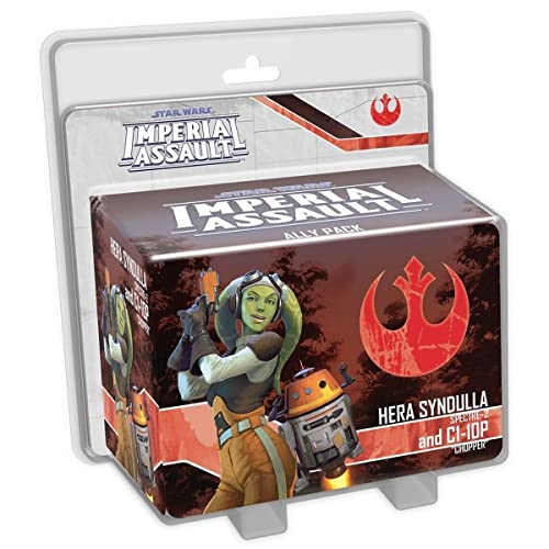 Star Wars Imperial Assault Board Game Hera Syndulla and C1-10P ALLY PACK | Strategy Game for Adults and Teens | Ages 14+ | 1-5 Players | Avg. Playtime 1-2 Hours | Made by Fantasy Flight Games