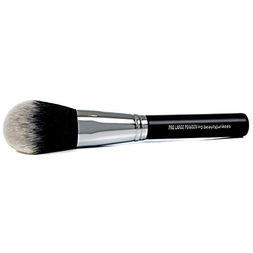 Large Finishing Powder Makeup Brush – Big Fluffy Domed Powder Make Up Brushes for Full Face, Body Bronzer Contouring, Loose, Mineral, Compact, Translucent Powders, Soft Synthetic Vegan Cruelty Free
