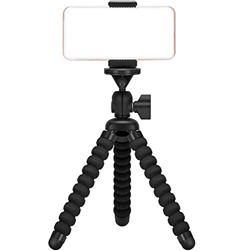 Ailun Digtal Camera Tripod Mount Stand Camera Holder for iPhone 14/14 Pro/14 Plus/14 Pro Max/13/13 Pro/13 Pro Max/12/12Pro/12Pro Max/11/11 Pro/X XR Xs Max 8 7 Plus Digtal Camerara and More Black