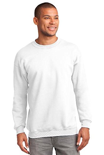 Port & Company – Essential Fleece Crewneck Sweatshirt S White
