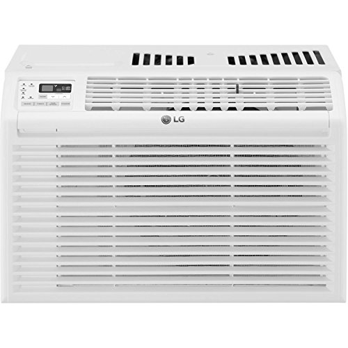 LG 6,000 BTU Window Conditioner, Cools 250 Sq.Ft. (10′ x 25′ Room Size), Quiet Operation, Electronic Control with Remote, 2 Cooling & Fan Speeds, 2-Way Air Deflection, Auto Restart, 115V, White
