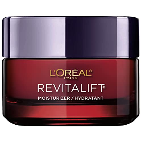 L’Oreal Paris Revitalift Triple Power Anti-Aging Face Moisturizer, Pro Retinol, Hyaluronic Acid & Vitamin C to Reduce Wrinkles, Firm and Brighten Skin.5 Oz