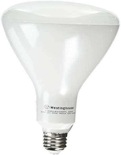 Westinghouse Lighting 5306400 85-Watt Equivalent R40 Flood Dimmable Bright White LED Energy Star Light Bulb with Medium Base, 1 Count (Pack of 1)