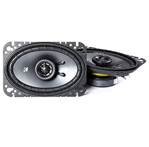 KICKER CSC 4×6-INCH (100x160mm) COAXIAL Speakers, 4-OHM (Pair)