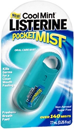 Listerine PocketMist Oral Care Mist Cool Mint 0.26 oz by Listerine