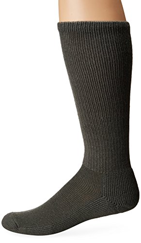 Thorlos Unisex MS Anti-Fatigue Thick Padded Over the Calf Sock, Foilage Green, Large
