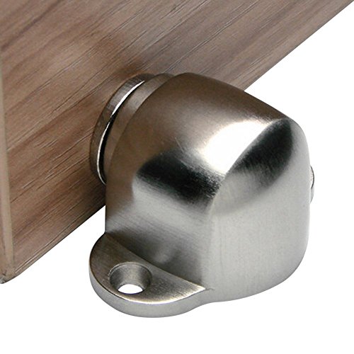 Hapsun Magnetic Door Stop Catch,Stainless Steel Brushed Door Stopper Floor Mount
