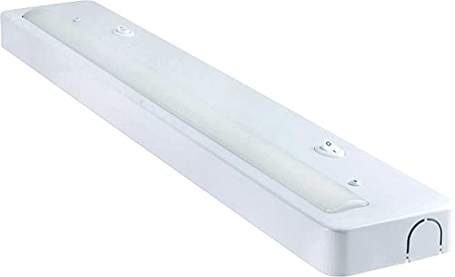 Enbrighten Premium 24in. LED Under Cabinet Light Fixture, Direct-Wire, 900 Lumens, 97 CRI, Color-Select, On/Off Switch, In-Wall Dimmer Compatible, 50,000 hr. LED Life, Steel Housing, White, 34290 | The Storepaperoomates Retail Market - Fast Affordable Shopping