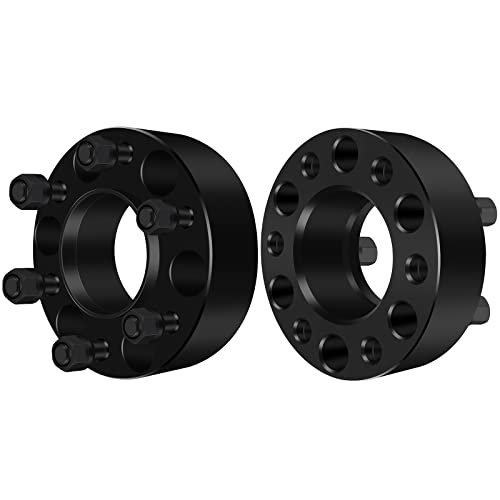 ECCPP 2X 2″ 6 Lug Hubcentric Wheel Spacers 6x135mm to 6x135mm 87mm CB fits for Expedition Wheel Spacers for F-150 for Navigator Wheel Spacers for Mark LT with 14×2 Studs