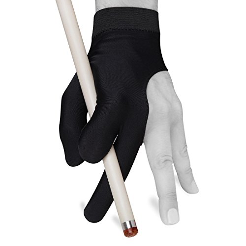 Billiard Pool Cue Glove by Fortuna – Classic – for Left Hand – Black (Small)