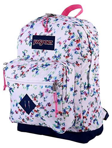 JanSport City Scout Laptop Backpack (Multi White Floral Haze)