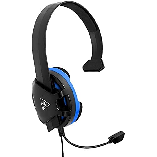 Turtle Beach Recon Chat PlayStation Headset – PS5, PS4, Xbox Series X, Xbox Series S, Xbox One, Nintendo Switch, Mobile, & PC with 3.5mm – Glasses Friendly, High-Sensitivity Mic – Black
