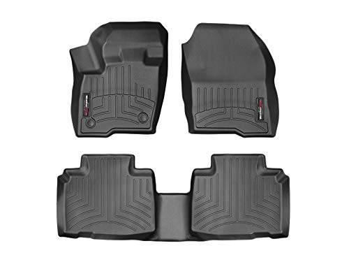 WeatherTech Custom Fit FloorLiner for Ford Edge – 1st & 2nd Row (Black) | The Storepaperoomates Retail Market - Fast Affordable Shopping