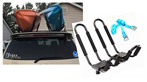 A01 Kayak Roof Rack for SUV Car Top Roof Mount Carrier J Cross Bar Canoe Boat (1 Pairs) | The Storepaperoomates Retail Market - Fast Affordable Shopping