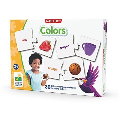 The Learning Journey: Match It! – Colors – 30 Piece Self-Correcting Color Matching Puzzle – Color Matching Games for Toddlers Ages 3 and Up – Award Winning Toys