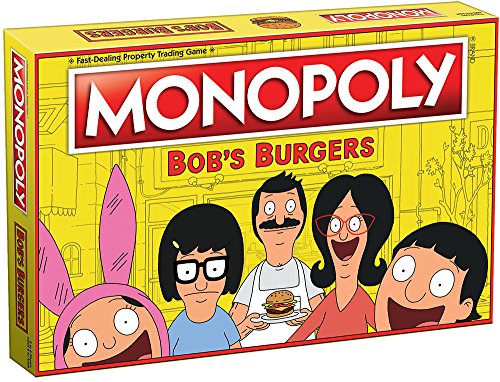 Monopoly Bobs Burgers Board Game | Themed Bob Burgers TV Show Monopoly Game | Officially Licensed Bob’s Burgers Game