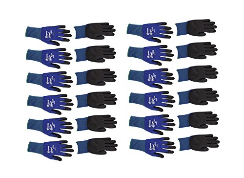 Memphis N9696 Blue Ninja Lite Gloves, 18 Gauge, Size Medium, (12 Pair)