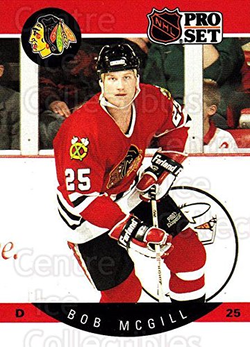 (CI) Bob McGill Hockey Card 1990-91 Pro Set (base) 55 Bob McGill