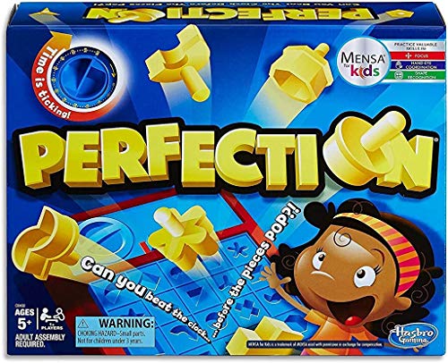Hasbro Gaming Perfection Game, Multicolor, for ages 84 months to 120 months