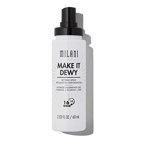 Milani Make It Dewy 3-In-1 Setting Spray – Hydrate + Illuminate + Set (2.03 Fl. Oz.) Cruelty-Free Makeup Setting Spray – Prime & Hydrate Skin for a Bright, Refreshing Look