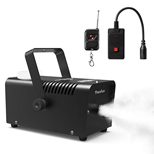 Fog Machine, Theefun 400W Smoke Machine with 2000CFM Fog, Wired and Wirelss Remote Control Fog Machine for Halloween Wedding Party and Stage Effect