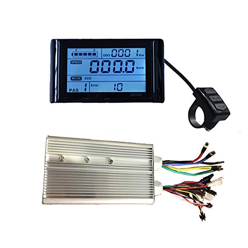 NBpower 48V/72V 80A Brushless Sine Wave Controller, SW900 Display,E-Bike Hub Motor Controller for 3000W -5000W Electric Bicycle Kit.