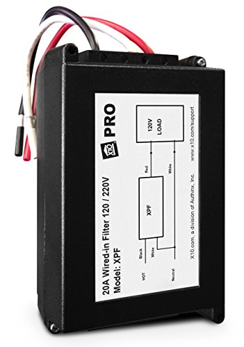 X10 PRO XPF 20A Wired-In Noise Filter, 3-Wire