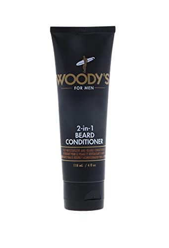 Woody’s Quality Grooming for Men 2 in 1 Beard Conditioner 4 oz (Set of 2)