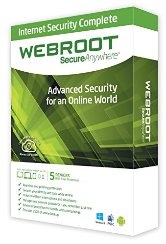 webroot 5 devices internet security complete