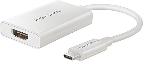 Insignia USB Type-C-to-HDMI Adapter – White – Model: NS-PU369CH-WH
