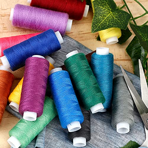 CiaraQ Sewing Threads Kits, 30 Colors Polyester 250 Yards Per Spools for Hand Sewing & Embroidery | The Storepaperoomates Retail Market - Fast Affordable Shopping