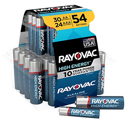 Rayovac AA Batteries and AAA Batteries, Double A Battery and Triple A Battery Combo Pack, 54 Count