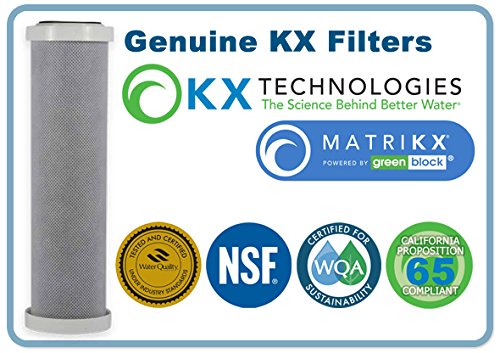 KX 06-250-10-GREEN | 10″ Pb1 Carbon Block Filters for Chlorine Taste and Odor, VOC, Cyst and Lead Reduction | KX MatriKX Powered by GREENBLOCK | Replaces 06-250-125-975 | The Storepaperoomates Retail Market - Fast Affordable Shopping