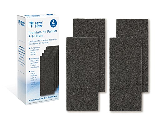 Fette Filter – Air Purifier Pre-Filters Compatible with Honeywell HRF-B2 and HRF-B1 Filter B. Pack of 4