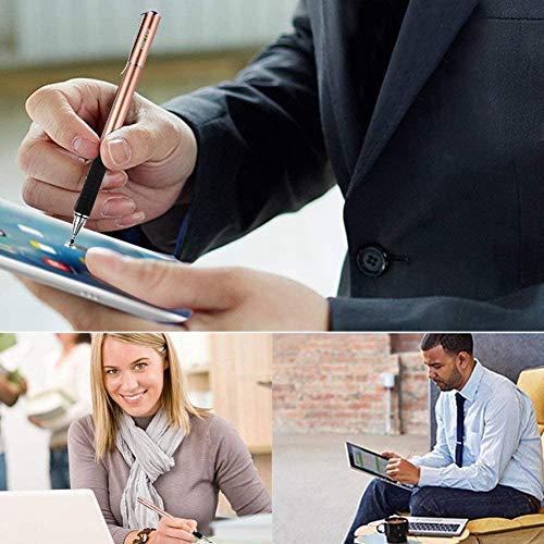 Mixoo Capacitive Stylus Pen, Disc & Fiber Tip 2 in 1 Series, High Sensitivity and Precision, Universal for ipad, iPhone, Tablets and Other Touch Screens, Model: Rose Gold | The Storepaperoomates Retail Market - Fast Affordable Shopping