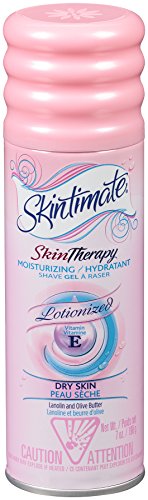 Skintimate Skin Therapy Moisturizing Shave Gel for Women with Lanolin and Olive Butter, Multi, One Size, 7 Oz