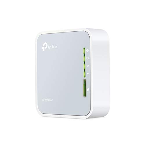 TP-Link AC750 Wireless Portable Nano Travel Router(TL-WR902AC) – Support Multiple Modes, WiFi Router/Hotspot/Bridge/Range Extender/Access Point/Client Modes, Dual Band WiFi, 1 USB 2.0 Port